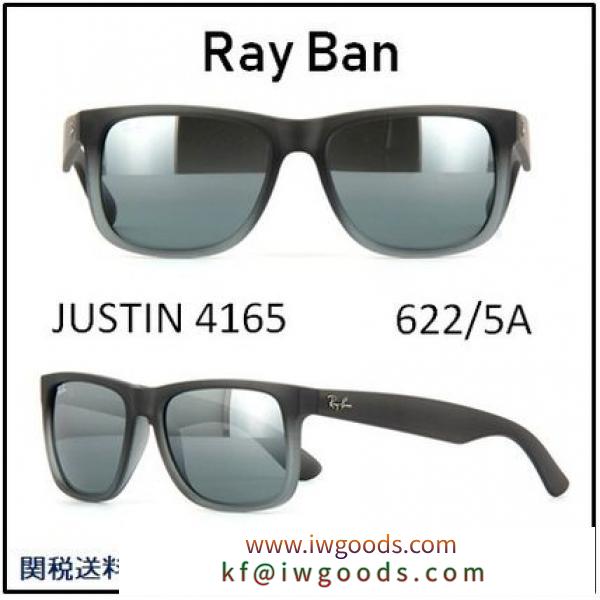 【送料関税込】Ray Ban サングラス RB4165 JUSTIN 852/88 iwgoods.com:rzcko5