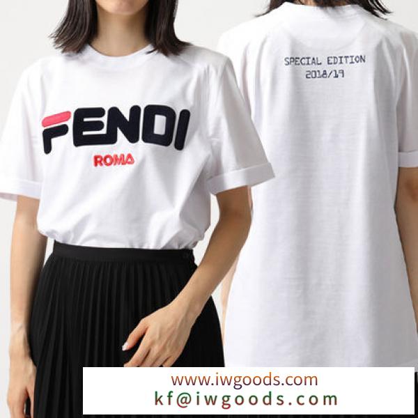 FENDI 激安スーパーコピー 半袖 Tシャツ FS7074 A5H1 F0ZNM × FILA カットソー iwgoods.com:z8myeq