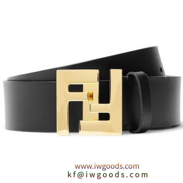 ★関税負担★FENDI 偽物 ブランド 販売★3.5cm Black Leather Belt iwgoods.com:7fypz1