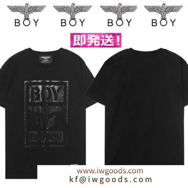 BOY LONDON 激安スーパーコピー(ボーイロンドン 偽ブランド)/stock sale  logo print Tシャツ iwgoods.com:pzy16j