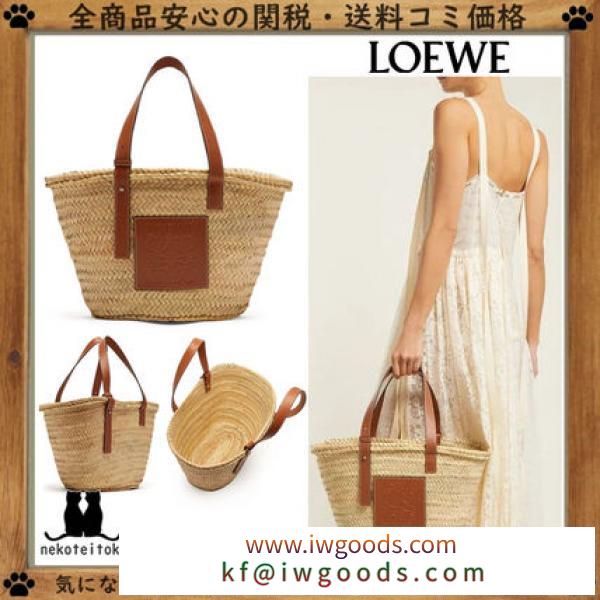 【安心の国内発送】LOEWE コピーブランド Medium woven basket bag iwgoods.com:8v7non
