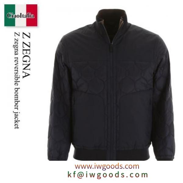 Z Zegna 偽ブランド reversible bomber jacket iwgoods.com:m8bwho