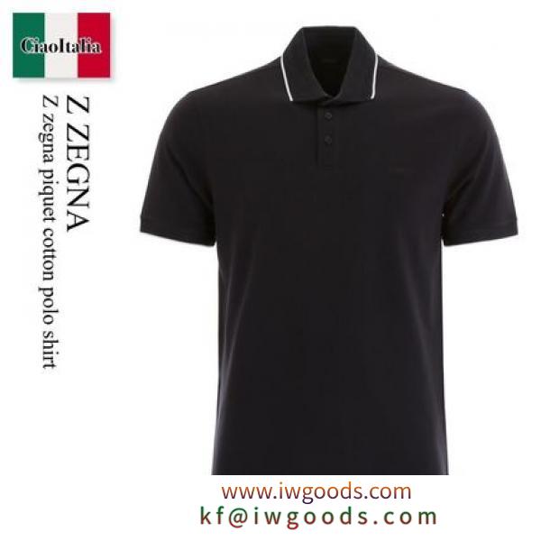 Z Zegna ブランド コピー piquet cotton polo shirt iwgoods.com:r3f9oi