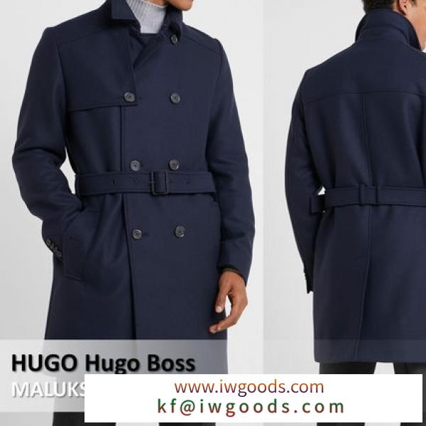 HUGO Hugo BOSS コピー商品 通販 :: MALUKS ウール/カシミア混トレンチコート iwgoods.com:c33m6g