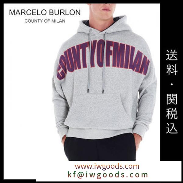 ■Marcelo Burlon ブランド コピー County of Milan 新作 ■フーディ／グレー iwgoods.com:bum4k8