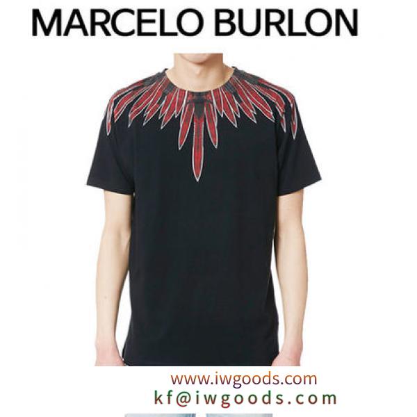 Marcelo Burlon スーパーコピー ★ TEODORO 半袖 Tシャツ BLACK iwgoods.com:508j7n