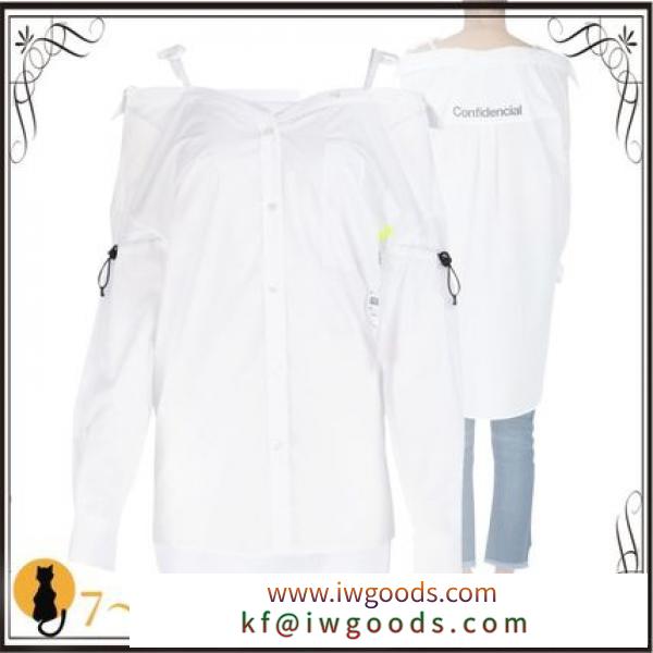 関税込◆White 激安コピー polyester blend shirt iwgoods.com:db0789