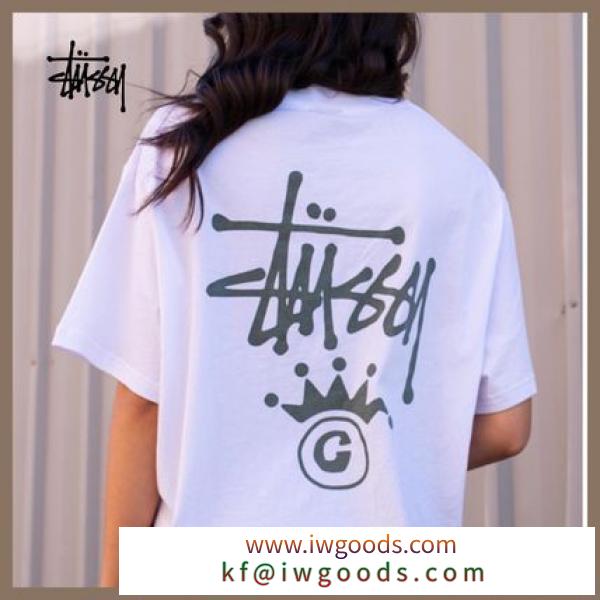 [STUSSY 激安スーパーコピー]♥Front & Backロゴ・クロップTシャツ iwgoods.com:x3c67g