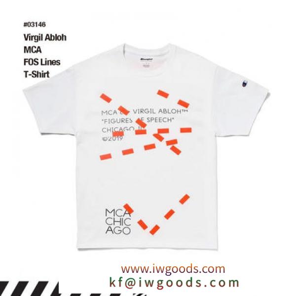 MCA限定話題！Virgil Abloh MCA FOS Lines T-Shirt iwgoods.com:eiq2u7