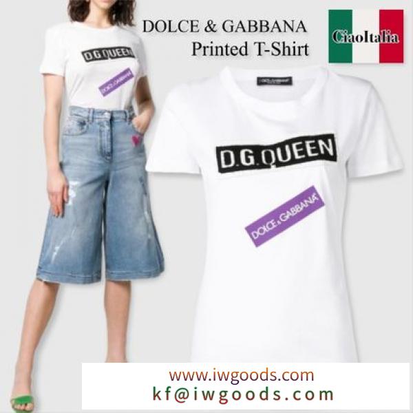 Dolce Gabbana ブランドコピー printed t-shirt iwgoods.com:ec4n4u