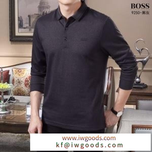 ヒューゴボス HUGO BOSS 4色可選 長袖Tシャツ 2020年秋に買うべき 着こなしに素敵なエッセンス iwgoods.com 4b0fWf