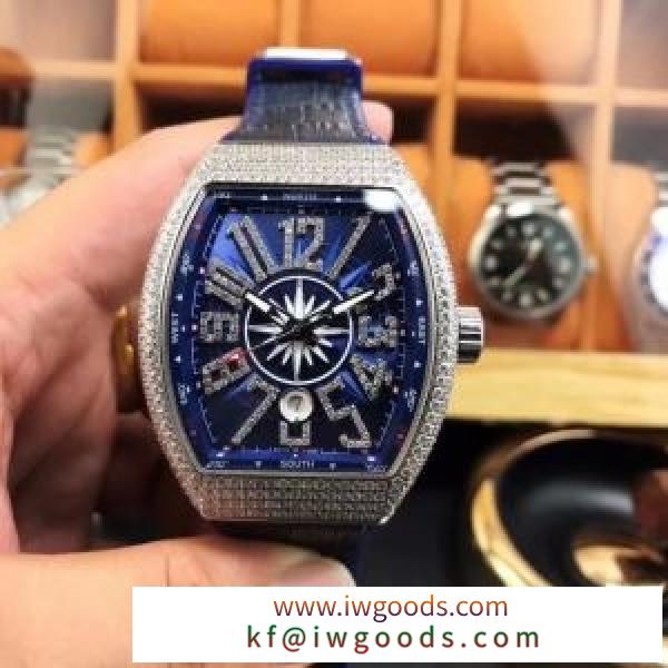 革新的な腕時計 おすすめFRANCK MULLERヴァンガード ダイヤモンド フランクミュラー コピー 激安 最高級品質時計 iwgoods.com aKbe8v