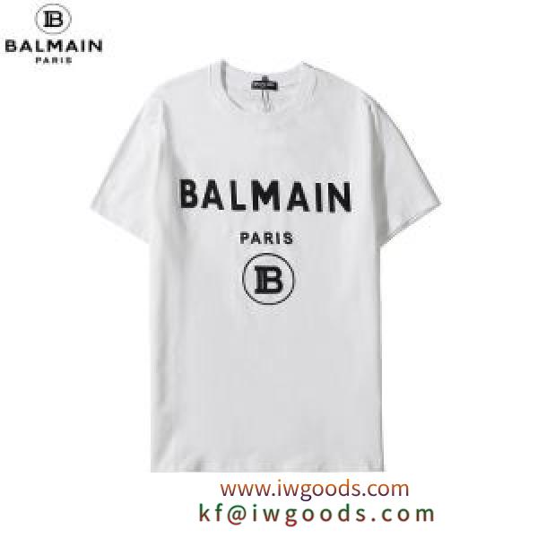 2色可選　大人気のブランドの新作 バルマン BALMAIN 取り入れやすい 半袖Tシャツ iwgoods.com juKTzy