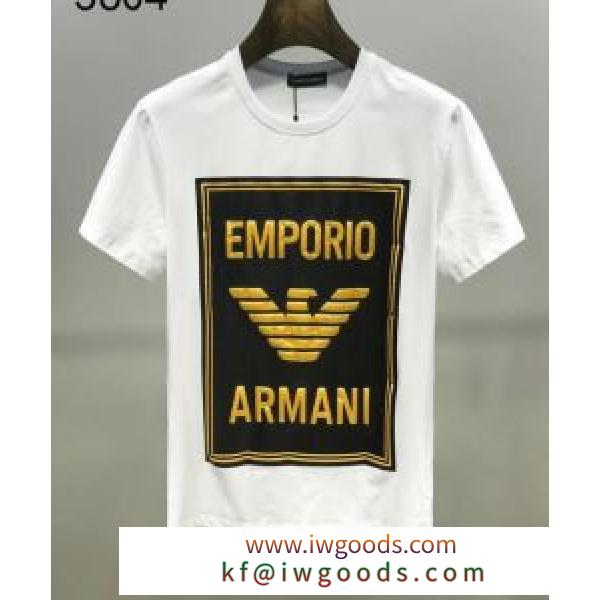おしゃれに大人の必見 2色可選 アルマーニ ARMANI 絶対に見逃せない 半袖Tシャツ 累積売上総額第１位 iwgoods.com qyqKPb