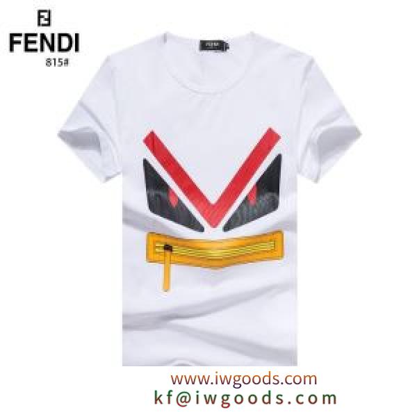 2色可選 オススメのアイテムを見逃すな フェンディ FENDI コーデの完成度を高める 半袖Tシャツ iwgoods.com veKH9b