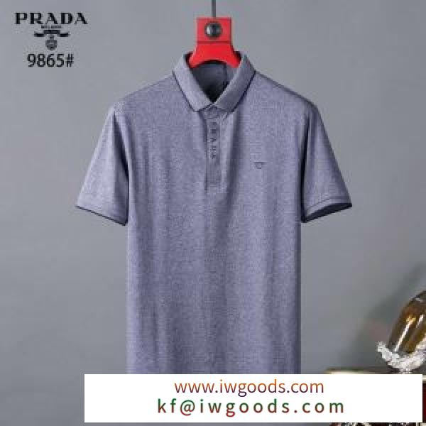 プラダ海外でも大人気 3色可選  PRADA 日本未入荷カラー 半袖Tシャツ 注目を集めてる iwgoods.com i8PLfq