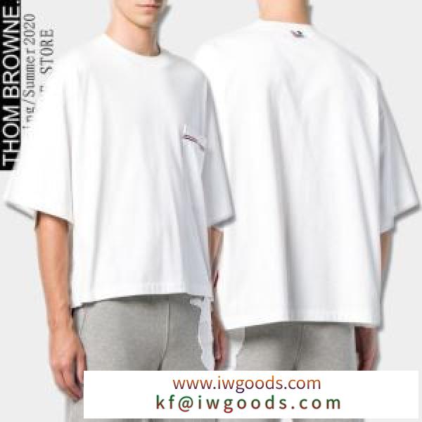 この時期の一番人気は 半袖Tシャツ 多色可選 コーデの完成度を高める トムブラウン THOM BROWNE iwgoods.com Kfuyia
