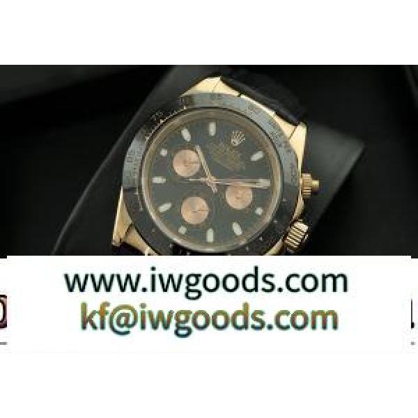レザー ベルト 今一番HOTな新品 ロレックス ROLEX 簡単に取り外し 2021 機械式（自動巻き）ムーブメント男性用腕時計 ロレックスブランドコピー 黒文字盤 ローズゴールド 数に限りがある iwgoods.com eCSbKf