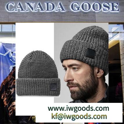 【18AW NEW】 CANADA Goose ブランド コピー_men/ワッフルリブニット帽/2色 iwgoods.com:t2nfxc-3