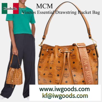 MCM 偽ブランド　Visetos Essential Drawstring Bucket Bag iwgoods.com:u1dmg2-3