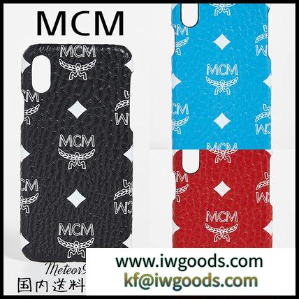 【MCM スーパーコピー 代引】送料込ホワイトロゴVisetosiPhoneXケース/3色 iwgoods.com:l81f95-3