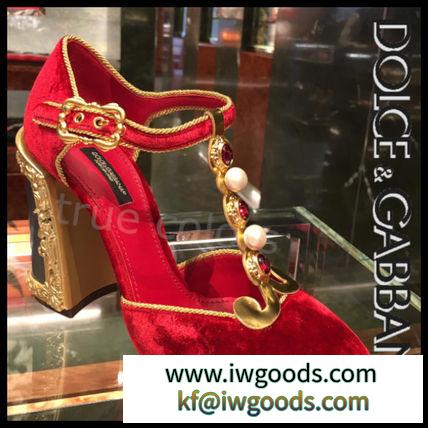 DOLCE&Gabbana スーパーコピー 代引 19AW 絵画プリントヒール ベルベット サンダル iwgoods.com:92cy41-3