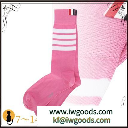 関税込◆Embroidered pink stretch cotton socks iwgoods.com:fvu2yu-3