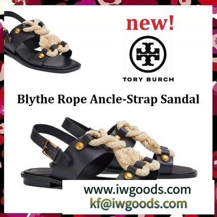 セール 新作 Tory Burch 偽ブランド ロープ Blythe Rope Ankle Strap Sandal iwgoods.com:3hjaj0-3