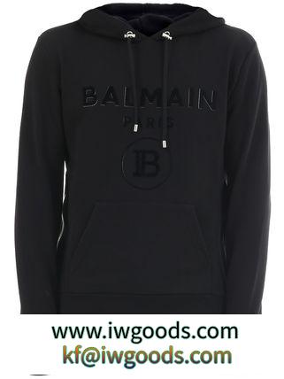 【関税負担】 BALMAIN ブランドコピー商品 Hooded Sweatshirt iwgoods.com:a4ijlk-3