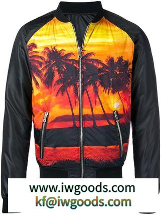【関税負担】 BALMAIN コピーブランド Palm print bomber jacket iwgoods.com:u0q9fv-3