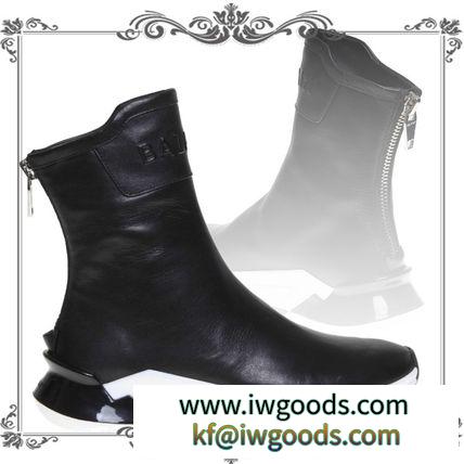 関税込◆BALMAIN ブランド コピー B-glove Sneakers In Black Leather iwgoods.com:6zaa9f-3