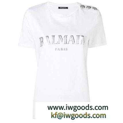 【SALE!】BALMAIN ブランド 偽物 通販／デコラティブ Tシャツ　ホワイト iwgoods.com:oz11l0-3