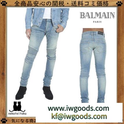 【安心の国内発送】BALMAIN 偽ブランド 'biker' jeans iwgoods.com:3beyzd-3
