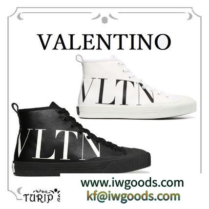 直営店【VALENTINO 激安スーパーコピー】VLTN ロゴ入り ハイトップスニーカー iwgoods.com:nyiqvh-3