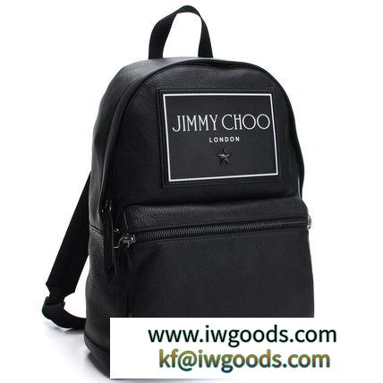 【国内即発】JIMMY CHOO スーパーコピー 代引 レザー バックパック WILMER BLACK iwgoods.com:00rysq-3