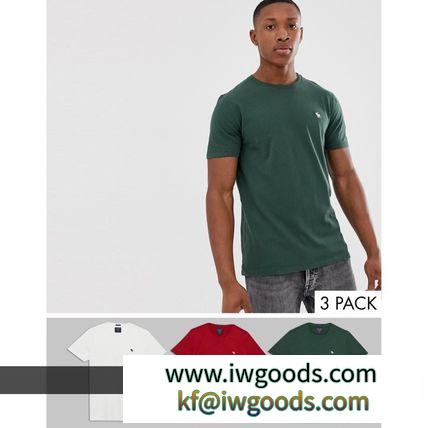 ☆関送込 アバクロ　3色Tシャツ3枚セット iwgoods.com:bw76ik-3