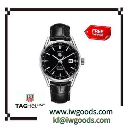 大人気！★TAG HEUER 偽物 ブランド 販売☆Carrera Calibre 7 Twin-Time Watch iwgoods.com:256sdh-3