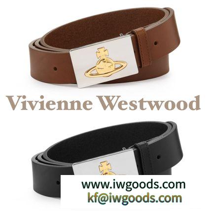日本未入荷 Vivienne WESTWOOD ブランド 偽物 通販/ SQUARE GOLD BUCKLE BELT 新作♪ iwgoods.com:ibshj8-3