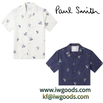 【関税込】Paul Smith ブランド 偽物 通販 リーフプリント バケーションシャツ 2色 iwgoods.com:gvdhdv-3