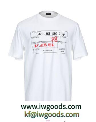 国内発送 DIESEL コピーブランド Tシャツ チケット ロゴ ホワイト iwgoods.com:va8yls-3