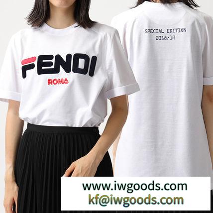 FENDI 激安スーパーコピー 半袖 Tシャツ FS7074 A5H1 F0ZNM × FILA カットソー iwgoods.com:z8myeq-3