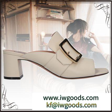 関税込◆Janaya mule sandals in smooth leather iwgoods.com:a9ggzs-3