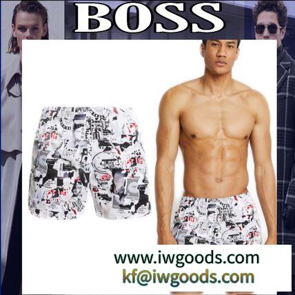 【BOSS ブランド コピー】Hugo BOSS ブランド コピー  スイムショーツ  ロゴ入り ポケット iwgoods.com:r4pcjp-3