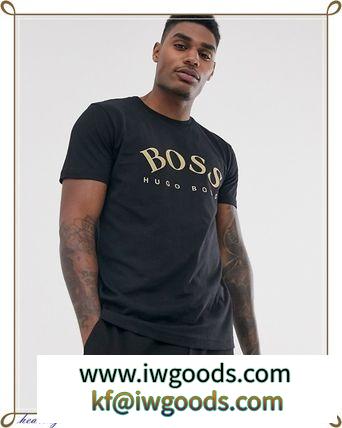 ★BOSS ブランドコピー★Tシャツ☆ロゴ☆ブラック iwgoods.com:v51qk3-3