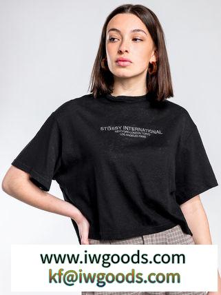 NEW!【STUSSY 激安スーパーコピー】★Texty Boxy Linen T-Shirt in Black iwgoods.com:2ttd1b-3
