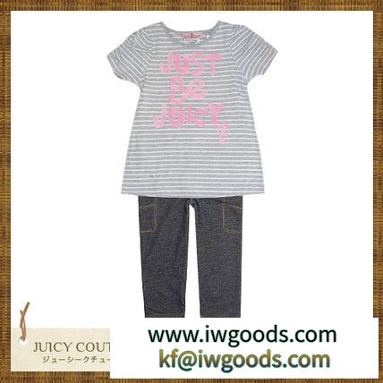 JUICY COUTURE コピー商品 通販 ボーダーTシャツ&スパッツ セットアップ iwgoods.com:io3pvp-3