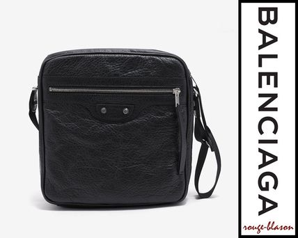 【国内発送】BALENCIAGA コピー品  Black Arena Leather Reporter Bag iwgoods.com:4ikpms-3