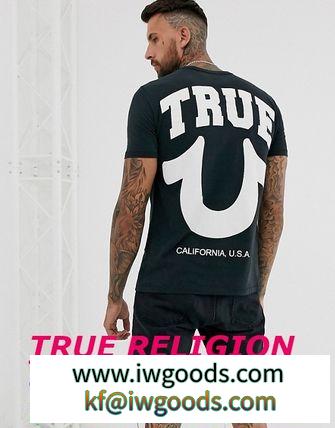 True Religion　チェストとバックロゴクルーネックTシャツ iwgoods.com:2hx3xx-3