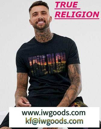 True Religion　真の刺繍入り昇華ロゴクルーネックTシャツ iwgoods.com:n8jrvv-3
