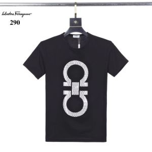 上品なコーデが完成 Tシャツ ブランド スーパーコピー サルヴァトーレフェラガモ Salvatore Ferragamo メンズ 3色 デイリー 安い iwgoods.com 9DySHz-3